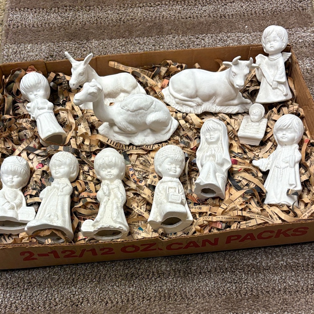 Ceramic Nativity Set